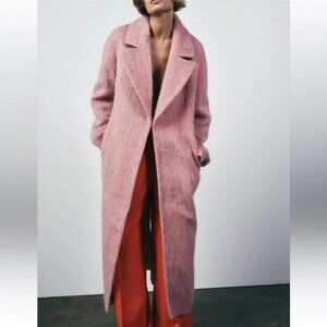ZARA WOOL BLEND OVERSIZE COAT ZW COLLECTION